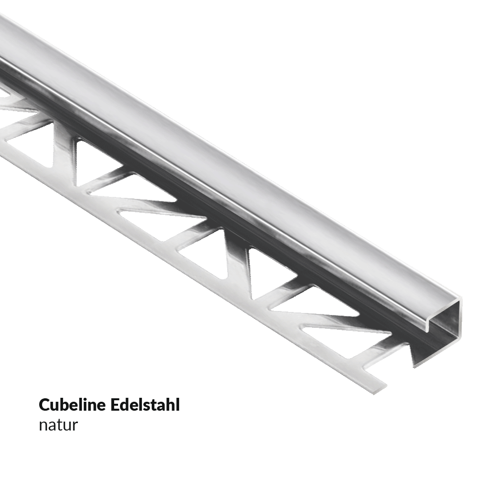 Fliesenschiene Eckprofil Cubeline von Blanke 250 cm Länge