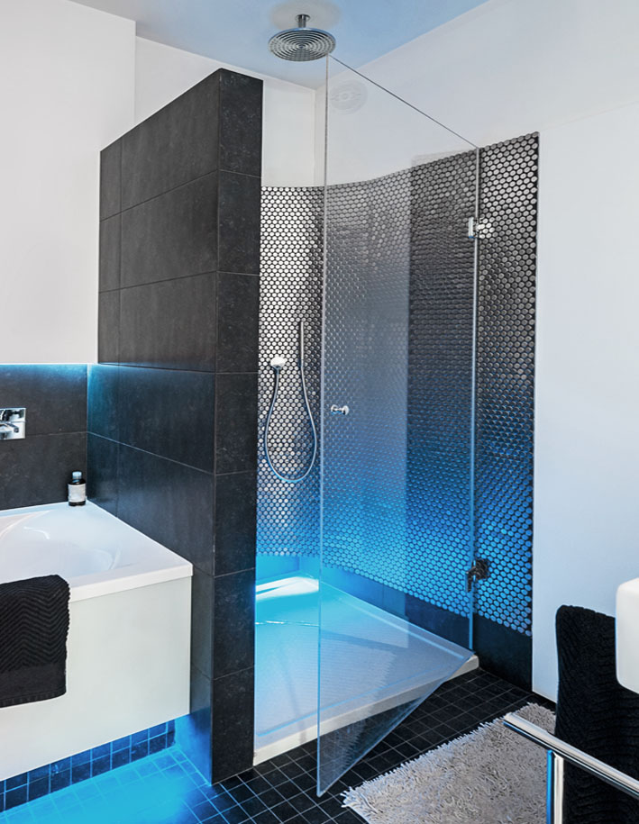 Cabine de douche à porte en niche - AK1N Cabine de douche à porte en niche - AK1N