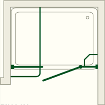 Nischen-Türen-Duschkabine - B2X Nischen-Türen-Duschkabine - B2X