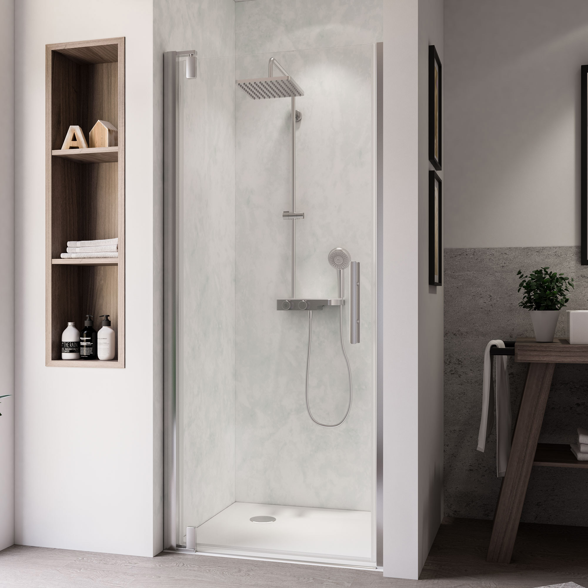 Europa Design Porte battante niche Charnière à gauche Europa Design Porte battante niche Charnière à gauche