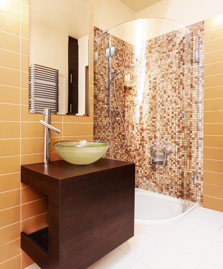 Viertelkreis-Duschkabine - Tür innen/außen - ACV Viertelkreis-Duschkabine - Tür innen/außen - ACV