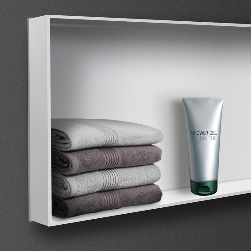 Wandnische aus Mineralwerkstoff Wandnische aus Mineralwerkstoff