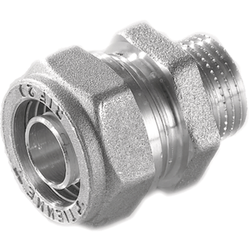 Anschlussverschraubung für Kunststoffrohre 15x1/2"