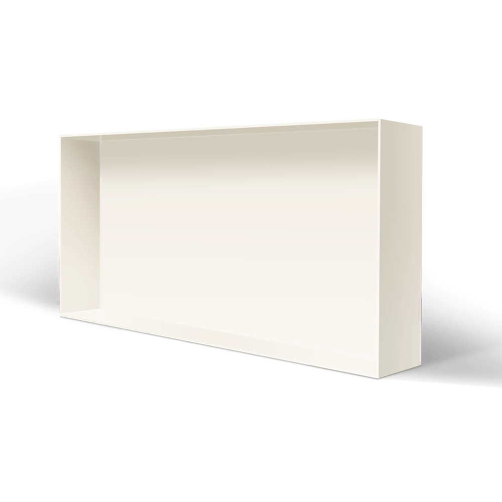 Wandnische Dolomiti White Wandnische aus Mineralwerkstoff