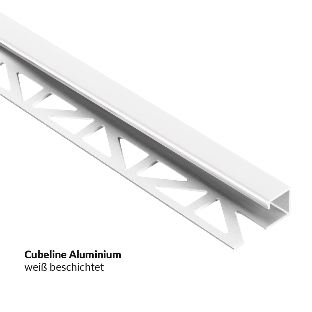 Fliesenschiene Eckprofil Cubeline von Blanke 250 cm Länge