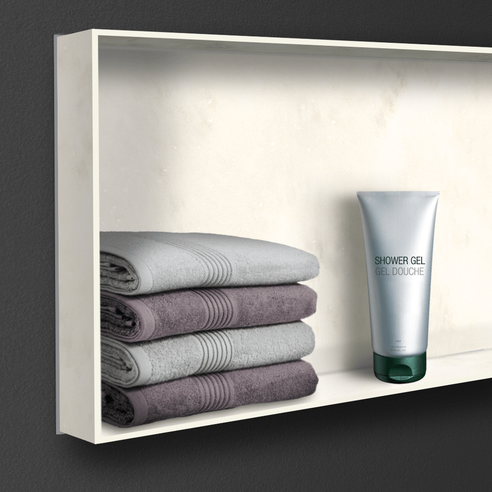 Wandnische Marmo Padola Wandnische aus Mineralwerkstoff