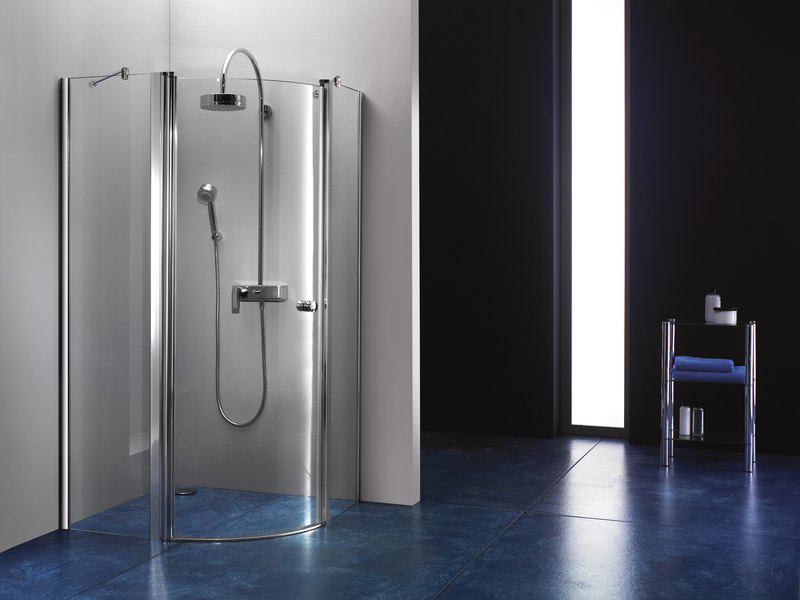 Douche ronde Breuer Elana avec portes pivotantes 3 éléments Douche ronde Breuer Elana avec portes pivotantes 3 éléments