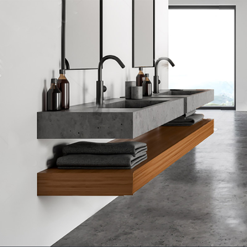 Simply 1 Waschtisch befliesbar 60-200 cm mit Punktablauf kürzbar Simply 1 Waschtisch befliesbar 60-200 cm mit Punktablauf kürzbar
