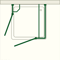 U-Duschkabine - AU2E U-Duschkabine - AU2E