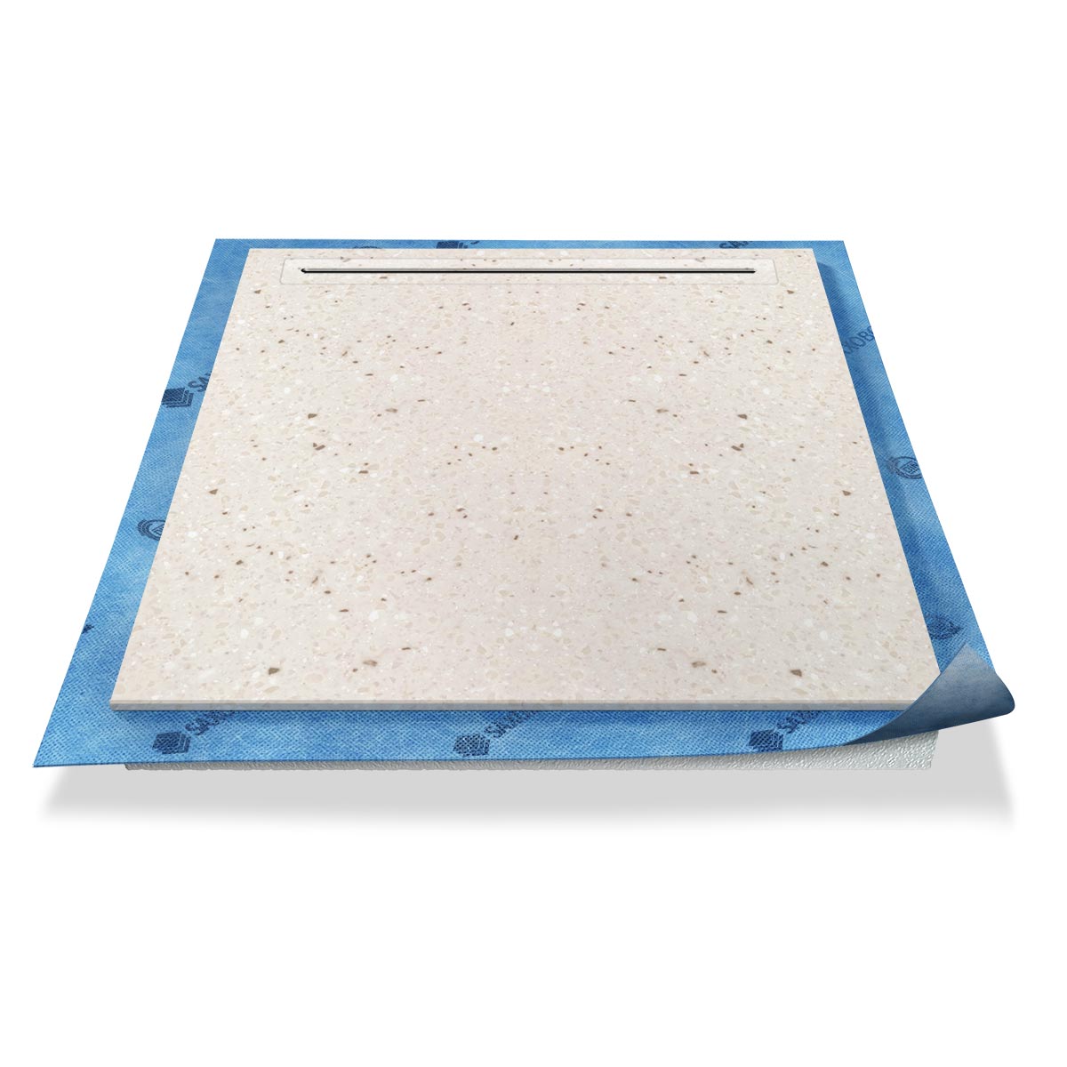 Duschwanne Rinnenablauf aus Mineralwerkstoff Slimline + UltraSlim Duschwanne Rinnenablauf aus Mineralwerkstoff Slimline + UltraSlim