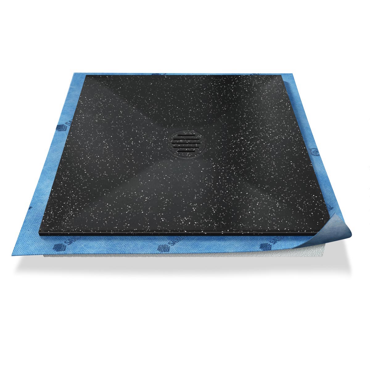 Duschwanne Punktablauf aus Mineralwerkstoff Duschwanne Punktablauf aus Mineralwerkstoff