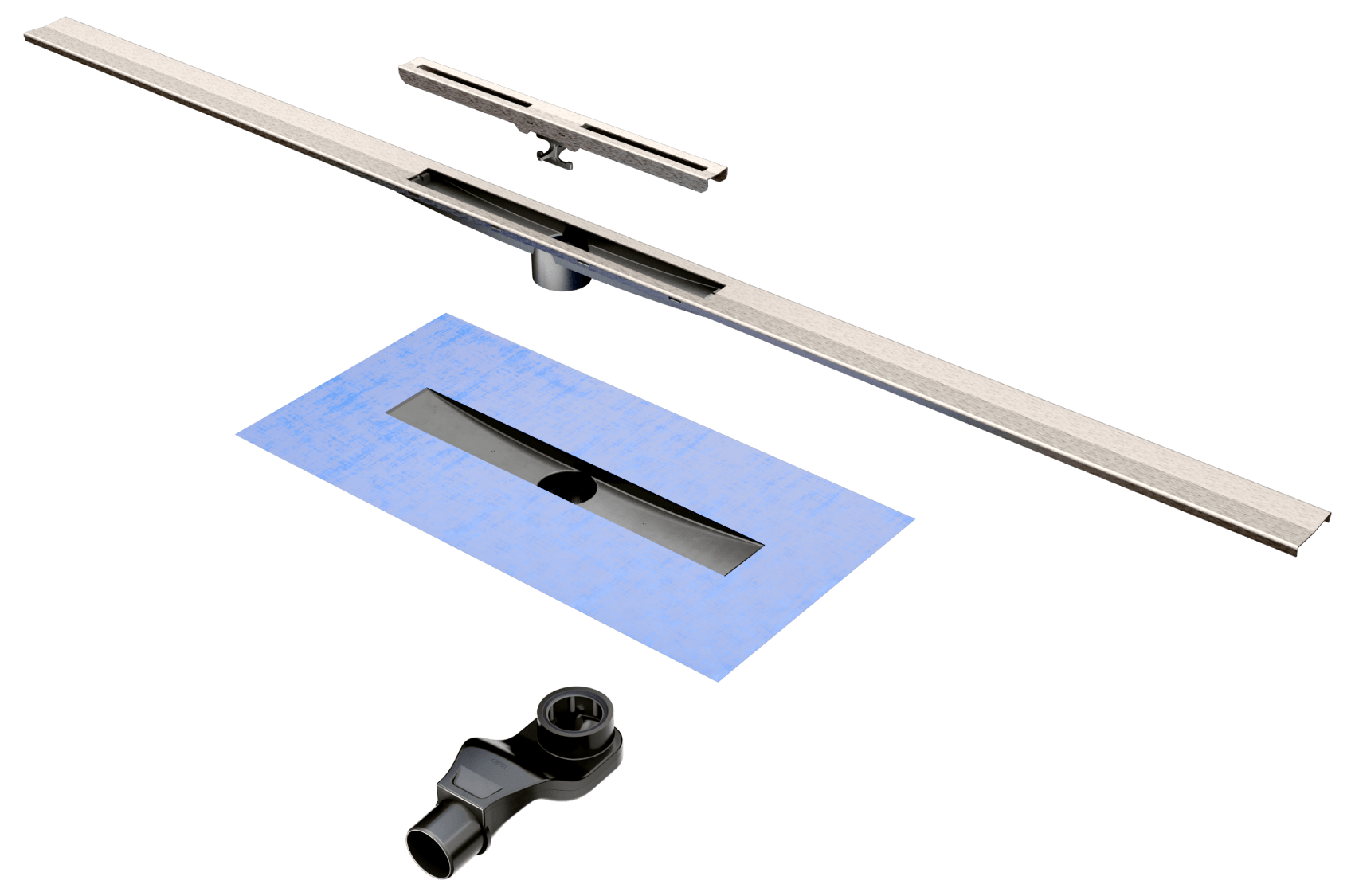 Duschrinne aus Edelstahl V2A